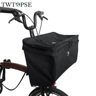 TWTOPSE 15L 21L Bicycle Bag Basket For Brompton Folding Bike 3SXITY PIKES KVA8