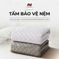 Nanomex 3-Layer Waterproof Mattress Protector, Mattress Cover 1m2/1m4/1m6/1m8/2m/2m2x2m Not Hot or R