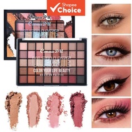 Cmaadu Gray Utopia 40-Color Eyeshadow Palette - Extra-Large Matte & Pearl Collection For Natural Eur