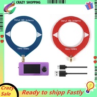 LSB USB AM FM/AM Radio 1.9inch IPS Screen SI4732 Mini Pocket Radio with Antenna 180MHz HF SW MW VHF