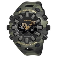Montres Company 香港註冊公司(33年老店) 卡西歐 CASIO G-SHOCK G SHOCK GSHOCK 十年電池壽命 200米防水 黑綠色迷彩 GAV01 GAV01CMG GA