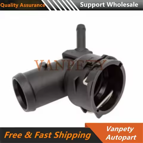 New Radiator Coupling Coolant Hose Upper Connector For VW Golf Passat CC Tiguan Beetle Audi A3 TT Sk