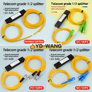 PLC Splitter SC APC 1X2 PLC Singlemode Fiber Optical Splitter SC/UPC PCL Splitter Internal Computer 