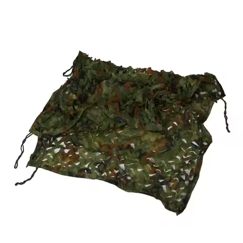 2Pcs 1Mx2m 39X78inch Woodland Camouflage Camo Net Cover Hunting Shooting Camping Army-B60B
