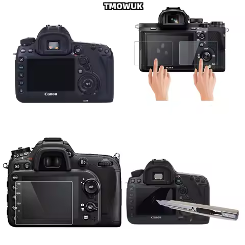 For Canon 70D 80D 90D 7DIII 6DII 700D 750D 60D 77D 800D, Crystal Clear Screen Cover, Easy Installati