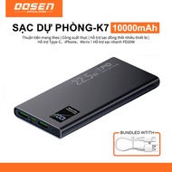 Sạc dự phòng Power bank PD22.5W 10000MAH 30000mah 50000mAh pin dự phòng màn hình Led tích hợp tích h