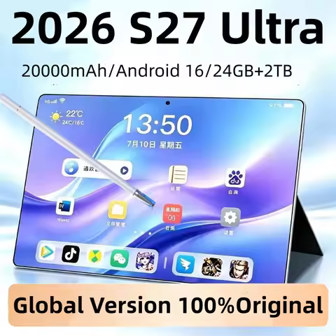 Original Tablet 22GB RAM 2TB ROM tablet Android 15 Core Tablet protective case Pad PC 5G WIFI Phone 