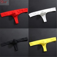Premium Fabric Cotton Thong Underwear Low Rise G String T Back Briefs for Men【Mensfashion】