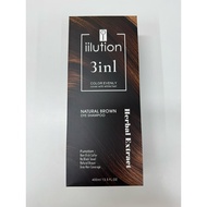 iilution 3in1 Herbal Extract Dye Shampoo 400ml (Coffee Brown Colour)
