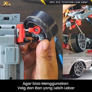 WPL D12 Custom Lower Arm 1:10 Scale - RC Drift 3D Print Accessories