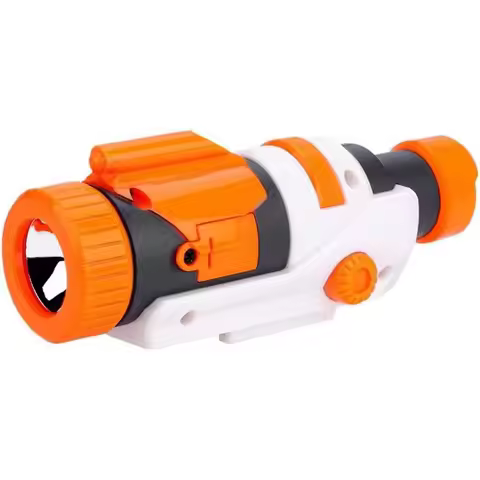 ZIVCONCING Plastic Detachable Flashlight Scope Attachment Stock Mount for Nerf Toys Change