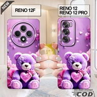 Oppo RENO 12 case _ oppo RENO 12F case _ oppo RENO 12 PRO case - flexible clear black silicone case