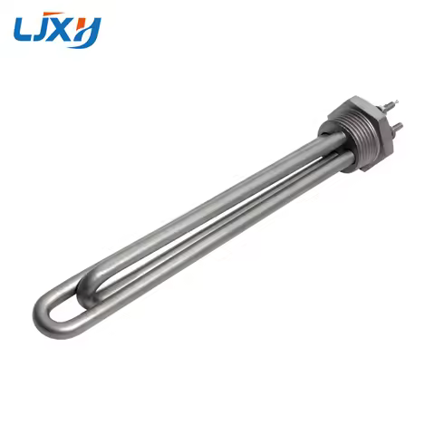 LJXH Solar Water Heater Element Tubular Heater Element 1inch NPT/BSP Electric Heating Element DC 12V
