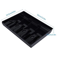 Cash Register Drawer -  Tray Replacement 4 Bill/3 Coin Cash Register Insert Tray,12.6 x 9.6 x 1.4Inc