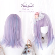 Tse Tóc Giả Nữ dài mùa hè Tóc Lolita Tự Nhiên Mặt Cắt Tỉa Phổ Biến Haruku Anime Nổi Bật JK kín đầu B