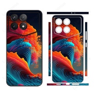 Dazzling Decal Skin for Poco X6 F6 F7 Pro F5 F7 F8 Ultra Back Screen Protector with Side Film Cover
