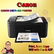 CANON E4270 / E4570 AIO PIXMA WIELESS PRINTER WITH FAX ( WIFI PRINTING )( INCLUDED INK CARTRIDGE )