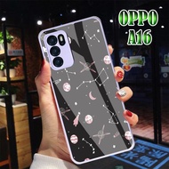 Softcase Macaroon Kaca Lilac Tosca OPPO A16 (SL9) - Case OPPO A16 - Kesing OPPO A16 - Case Macaroon Kaca HP OPPO A16 - Kesing HP OPPO A16- Softcase HP OPPO A16- Softcase OPPO A16  Silikon OPPO A16 Terbaru Case cute - CASE TERBARU - CASING HP Case Custom