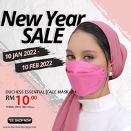 Duchess Essential K94 Face Mask Headloop