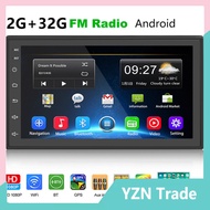 YZN Trade วิทยุติดรถยนต์7นิ้วหน้าจอขนาดใหญ่ Android Gps นำทางเครื่องเล่น Mp5บลูทูธที่รองรับ Mirrorlink Carplay 2.5d【fast】