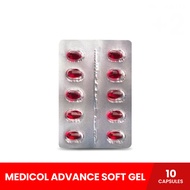 MEDICOL Advance Softgel 200mg x 10 capsules (For Pain Relief & Fever) health supplements, vitamins, 