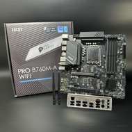 B760 @ MSI PRO B760M-A WIFI 💢 Intel B760 底板 支援12 13 14代 LGA1700 主板 主機板 MATX i3 i5 i7 i9 CPU DDR5