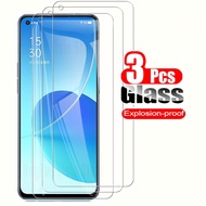 3PCS Tempered glass on the for Oppo Reno6 5G Screen Protector Glass for Reno 6 6Z 5G Reno6Z Camera Lens Protective Film