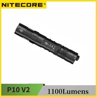 NITECORE P10 V2 Vision Powerful Upgrade Flashlight XP-L2 V6 White Light max 1100 Lumen beam throw 20