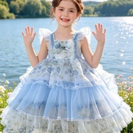 [Girl Princess Dress] Girl Princess Dress Girl Pettiskirt Girl Lolita Dress Girl Dress Girl One-Piec