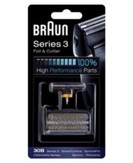 免運 現貨 百靈 BRAUN 刀頭刀網組 刀網匣 刮鬍刀 刀網 刀頭 30B 黑色 郵寄免運 199s,197s