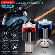 CRAFTSERIES Motorcycle Led Headlight H4 BA20D Headlight Projector Lens Moto Signal Lamp Bulb Hi/Lo B