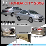 HONDA CITY 2006 MUGEN FULLSET SKIRTING PU GETAH/FIBER BODYKIT