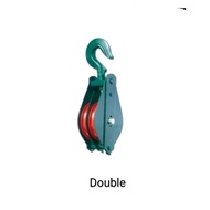 4Inch Blok Takal Berganda_Double Pulley Block / Double Snatch Block (4")
