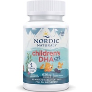 Nordic Natural Omega 3 Children's DHA Xtra, 636mg Children's Omega 3, minyak ikan untuk kanak-kanak 