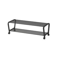 301.811.17 PORTIS Shoe rack, black, 90x34x28 cm