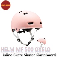 Adult Roller Skate Helmet Oxelo MF500 Inline Skate Scooter Skateboard Helmet Original - Pink