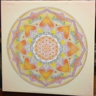 Art入選獎 正能量圖騰 喜悅禪生命之花六芒星曼陀羅 油畫布無框畫