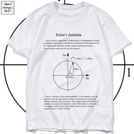 Euler Formula Mathematics Complex Triangle Function T-Shirt Teenager Male Female Large Size Pure Cot