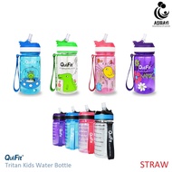 QuiFit 450ml Tritan Kids Water Straw Bottle Botol Minum Anak dengan Sedotan Anti Bocor