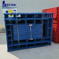Source Production Door Type Foot Stand Thickened Galvanized Sprayed Trapezoidal Foot Stand Removable