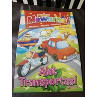 GK3 transportation tools coloring book