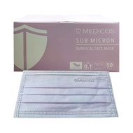 Medicos Lumi Series Sub Micron Surgical Face Mask (Ear Loop- Cotton Candy For Adult) 50S