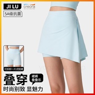 Lulu new yoga shorts and tennis skirt 2-in-1 YK382
