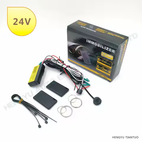 HENGYU 24VEL-1 RFID 2.4GH wireless immobilizer 24V truck engine lock,anti-hijack on off intelligent 