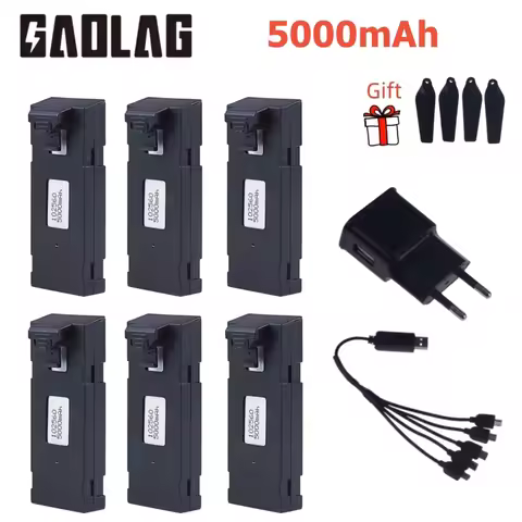 Original Rechargeable 3.7V 4200mAh Li-ion Battery For RC Drone E88 E88PRO E525 E99 P1 K3 P10 A13 RC 