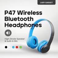 P47 Wireless Bluetooth Headphones Headset P47 Fon Kepala Bluetooth Without Wayer Bluetooth 4.1 Bass 