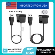Charging Cable Charger for Fitbit Alta HR, Trilancer Certified USB Replacement Cord, 2-Pack 1.5ft+3ft, Ultimate Safety S