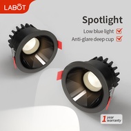 Recessed Spotlight RG0 Anti-blue 7W/10W No Flicker Anti-glare CRI98 Tricolor Spotlight For Ceiling