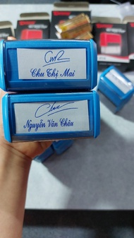 Con Dấu Chữ Ký Kèm Tên Làm Con Dấu Theo Yêu Cầu Có Mực Sẵn