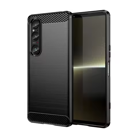 Carbon Fiber Case For SONY Xperia 1 VI 10 VI Slim Silicone Soft TPU Shockproof Cover for Sony Xperia